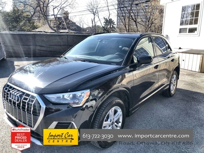 Used 2021 Audi Q3 40 Komfort LEATHER, PANO. ROOF, HTD. SEATS, BK.CAM for Sale in Ottawa, Ontario