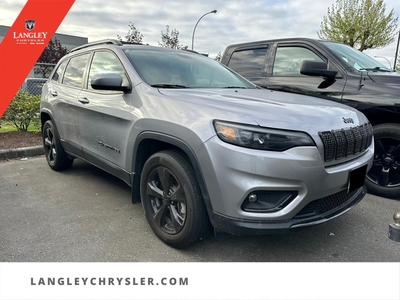 Used 2021 Jeep Cherokee Altitude Leather Navi Backup Cam Accident Free for Sale in Surrey, British Columbia