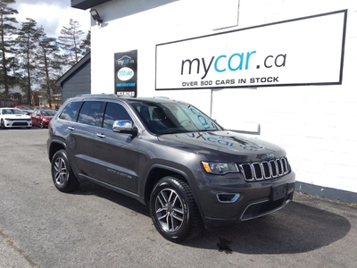 Used 2021 Jeep Grand Cherokee Limited 3.6L LIMITED 4X4!! LEATHER. PANOROOF. NAV. BACKUP CAM. HEATED SEATS/WHEEL. 18