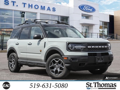Used 2022 Ford Bronco Sport Badlands AWD Cloth Heated Seats, Navigation, Premium Package for Sale in St Thomas, Ontario