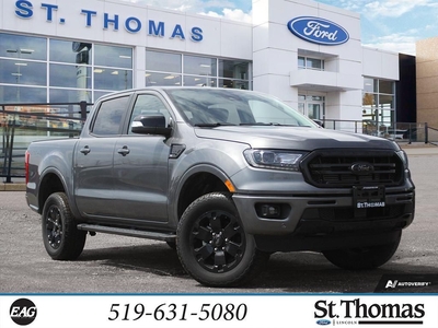 Used 2023 Ford Ranger Lariat 4x4, Leather Heated Seats, Navigation, Black Appearance Package for Sale in St Thomas, Ontario