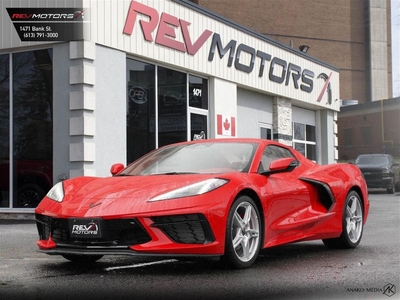 Used 2024 Chevrolet Corvette 3LT No Lux Tax Red on Red Performance Exhaus for Sale in Ottawa, Ontario