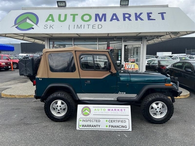 Used Jeep Wrangler 1995 for sale in Langley, British-Columbia