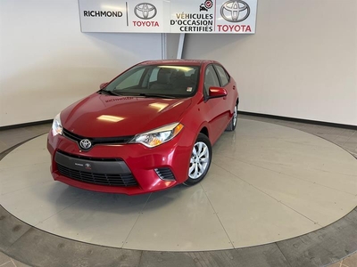 Used Toyota Corolla 2016 for sale in Richmond, Quebec