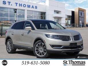 Used 2017 Lincoln MKX Reserve for Sale in St Thomas, Ontario