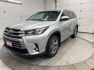 Used 2019 Toyota Highlander LIMITED AWD PANO ROOF LEATHER BLIND SPOT NAV for Sale in Ottawa, Ontario