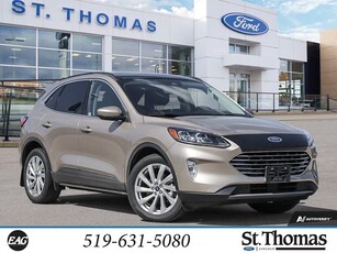 Used 2021 Ford Escape Titanium Hybrid AWD Heated Leather Seats, Panoramic Moonroof, Navigation for Sale in St Thomas, Ontario