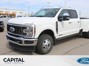 Used 2023 Ford F-350 Diesel Lariat SuperCrew **One Owner, Leather, Navigation, Heated/Cooled Seats, 6.7L, Power Boards** for Sale in Regina, Saskatchewan