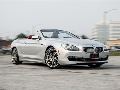 2012 BMW 6 Series 650I |CONVERTIBLE |RED INT|LOW KM |ONE OF THE