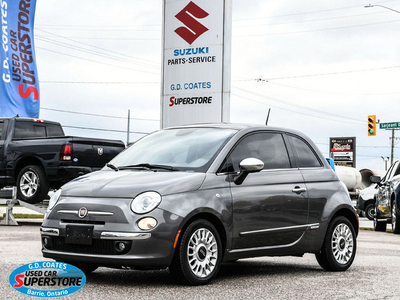 2013 Fiat 500 Lounge ~Alloy Wheels ~Sunroof ~Red Leather
