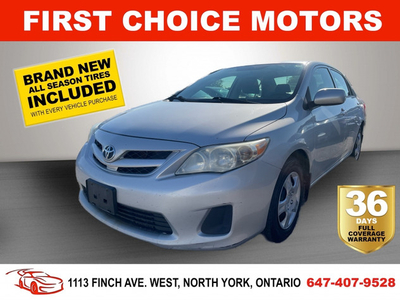 2013 TOYOTA COROLLA CE ~AUTOMATIC, FULLY CERTIFIED WITH WARRANTY