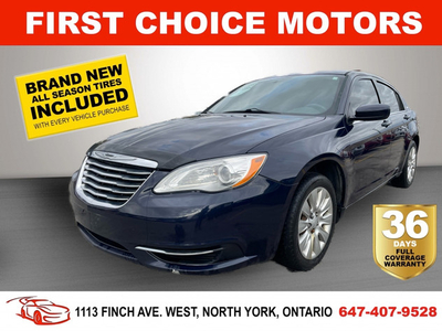 2014 CHRYSLER 200 LX ~AUTOMATIC, FULLY CERTIFIED WITH WARRANTY!!