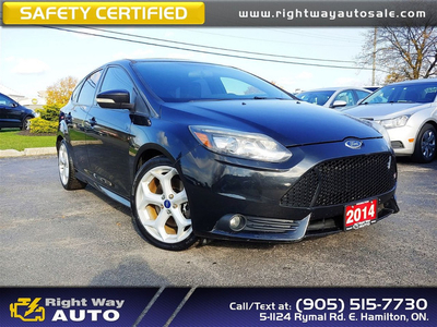 2014 Ford Focus ST | LOW KMS | SAFETY CERTIFIED