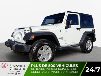 2014 Jeep Wrangler SPORT 4X4 TOIT RIGIDE MARCHEPIEDS MAGS CRUISE