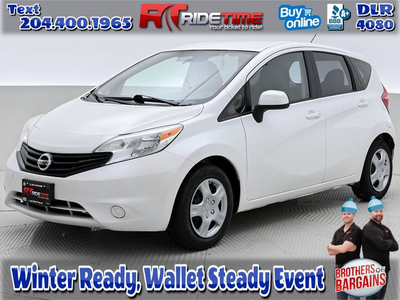 2014 Nissan Versa Note SL - Automatic, Low KMs, Heated Seats, Bl