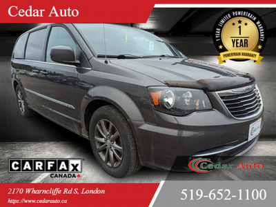2015 Chrysler Town & Country S | 1 YEAR POWERTRAIN WARRANTY INCL