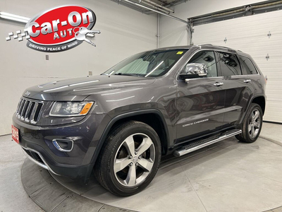 2015 Jeep Grand Cherokee LIMITED 4X4| LEATHER| SUNROOF| 8.4-IN