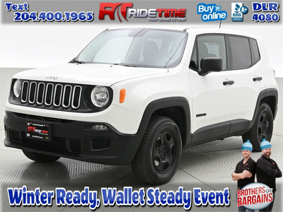 2015 Jeep Renegade Sport 4WD - Manual Transmission, Air Conditio