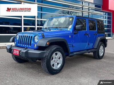 2015 Jeep Wrangler Unlimited Sport | Clean Carfax | 2 Tops
