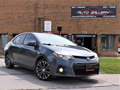2015 Toyota COROLLA S | ONE OWNER | CAMERA | SUNROOF | H. SEATS