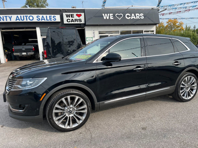 2016 Lincoln MKX AWD RESERVE LIMITED NAVI BT REV CAM LEATHER