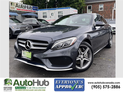 2016 Mercedes-Benz C-Class-C300 4MATIC-NAVIGATION-LEATHER-PANO.