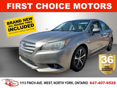 2016 SUBARU LEGACY LIMITED ~AUTOMATIC, FULLY CERTIFIED WITH WARR