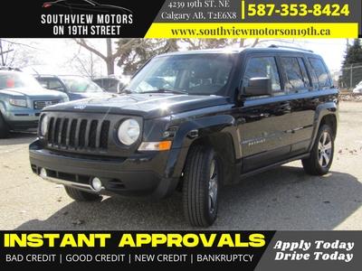2017 JEEP PATRIOT 4X4-LEATHER-SUNROOF *FINANCING AVAILABLE*