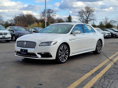 2017 Lincoln Continental Select, Low KM's, AWD