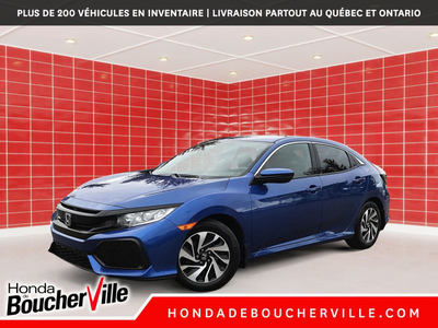 2018 Honda Civic Hatchback LX MANUELLE, TURBO 1.5L, CARPLAY ET A