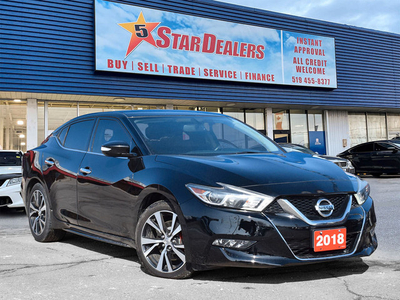 2018 Nissan Maxima LEATHER H-SEATS LOADED! WE FINANCE ALL CREDI