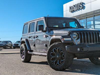 2019 Jeep Wrangler Unlimited Sahara BIG WHEELS AND TIRES | HE...