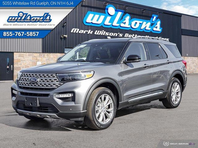 2021 Ford Explorer Limited Leather, Nav, Pano Roof, 2nd Row