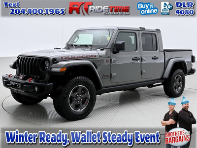 2021 Jeep Gladiator Rubicon 4WD - Auto w Safety, Nav, Sound, Col