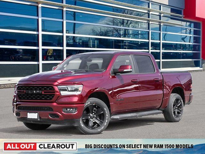 2023 Ram 1500 Sport | Heated/Cooled Seats | Leather | Pano Roof