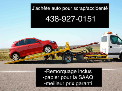 Achat auto scrap/accidenté/besoin réparation 4389270151