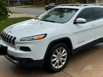 White 2014 Jeep Cherokee Limited 4x4