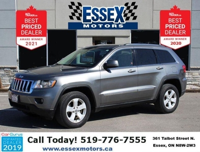Used 2013 Jeep Grand Cherokee Laredo*Heated Leather*Moon Roof*Bluetooth*Rear Cam for Sale in Essex, Ontario