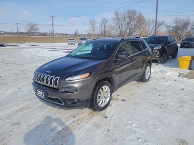 Used 2015 Jeep Cherokee Limited for Sale in Brandon, Manitoba