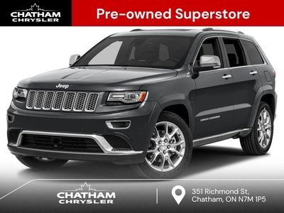 Used 2016 Jeep Grand Cherokee Summit SUMMIT NAV SUNROOF REAR VIDEO for Sale in Chatham, Ontario