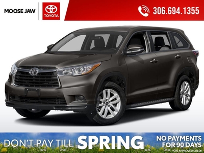 Used 2016 Toyota Highlander LOCAL TRADE WITH ONLY 132,049 KMS, 8 PASSENGER LE AWD for Sale in Moose Jaw, Saskatchewan
