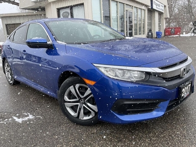 Used 2017 Honda Civic LX Sedan - BACK-UP CAM! HEATED SEATS! CAR PLAY! for Sale in Kitchener, Ontario