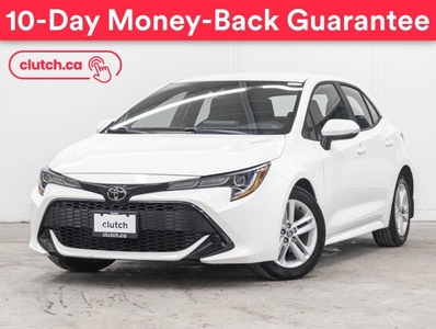 Used 2021 Toyota Corolla Hatchback SE w/ Apple CarPlay & Android Auto, Radar Cruise, A/C for Sale in Toronto, Ontario