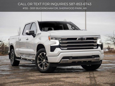 Used 2023 Chevrolet Silverado 1500 High Country 3.0L Diesel Duramax Heated/Cooled Seats 360 Camera for Sale in Sherwood Park, Alberta