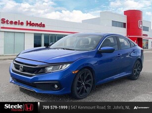 Used 2019 Honda Civic Sedan Sport for Sale in St. John's, Newfoundland and Labrador