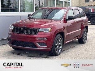 Used 2020 Jeep Grand Cherokee Limited X + CARPLAY + BLIND SPOT MONITORING + NAVIGATION + POWER LIFT TAILGATE + REMOTE START for Sale in Calgary, Alberta