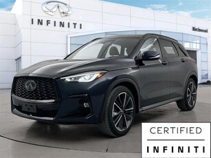 Used 2023 Infiniti QX50 SPORT Accident Free One Owner Lease Return Low KM's for Sale in Winnipeg, Manitoba