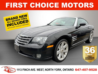 2004 CHRYSLER CROSSFIRE LIMITED ~AUTOMATIC, FULLY CERTIFIED WITH