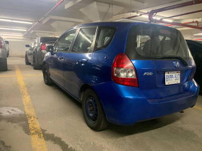 2008 Blue Honda Fit-Reliable and Efficient(Manual Transmission)