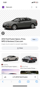 2012 Ford fusion SEL